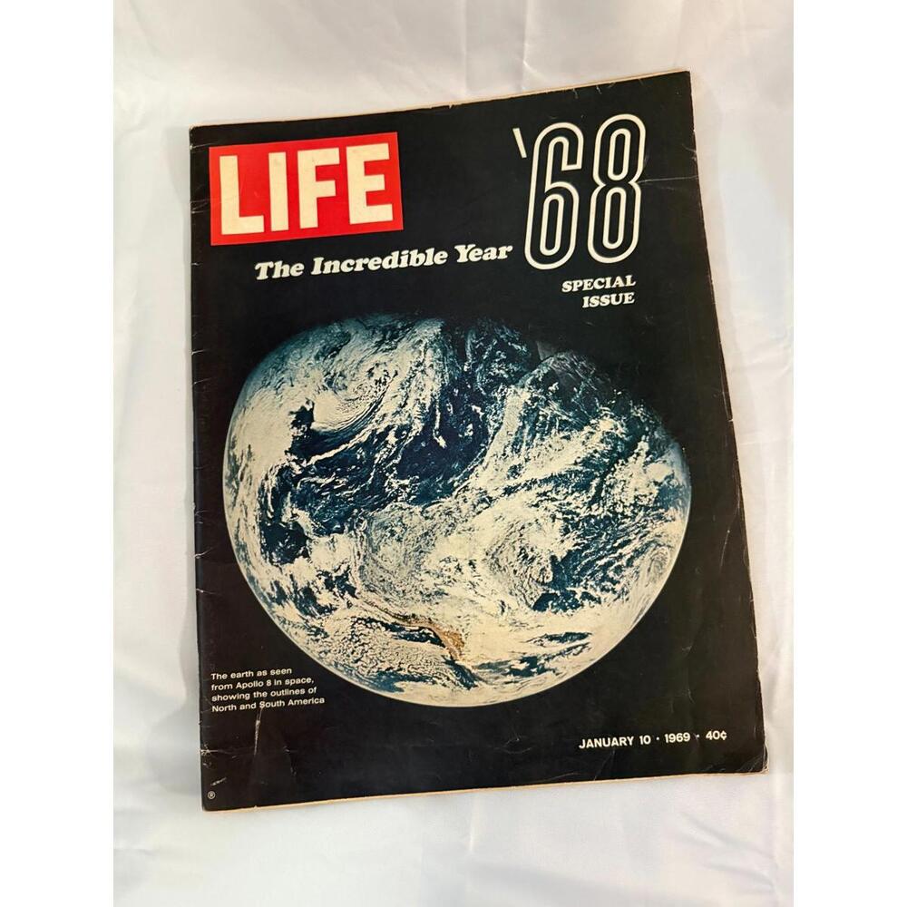 January 10, 1969 LIFE Magazine The Incredible Year - Special Issue 1968